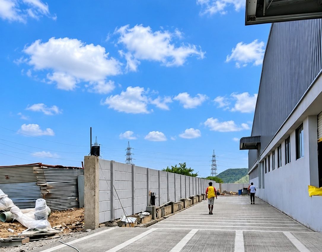 Facility alleyway